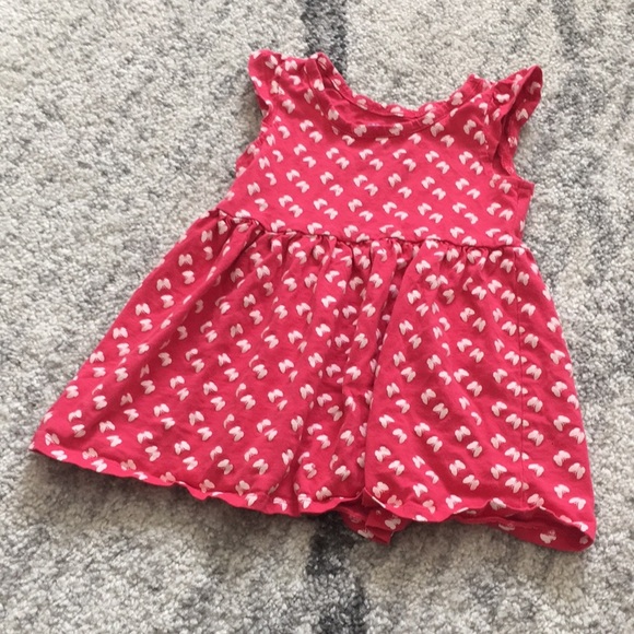 ⚡️$4 FLASH SALE⚡️ Butterfly Red Dress 12-18 - Picture 1 of 8